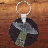 Alien Entführung Schlüsselanhänger (Vorderseite)