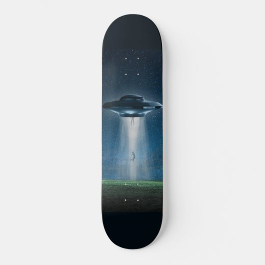 Alien Entführung Skateboard (Vorderseite)