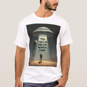 Alien Entführung T-Shirt (Vorderseite)