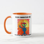 Alien Entführung Tasse für diejenigen, die Gewollt (Links)