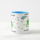 Alien Entführung Tasse für diejenigen, die Gewollt (Zentrum)