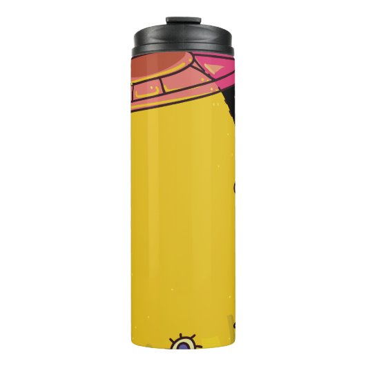 Alien Entführung Thermosbecher (Vorderseite)