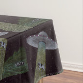 Alien Entführung Tischdecke (Beispiel)