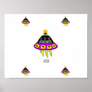 Alien-Entführungsplakat Poster