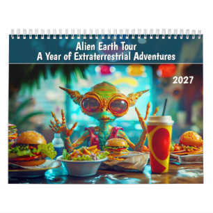 Alien-Erde-Tour – Ein Jahr außerirdischer Abenteue Kalender