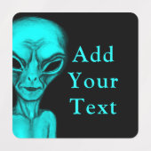 Alien Etiketten (Design 2)