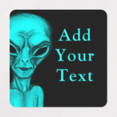 Alien Etiketten (Design 1)