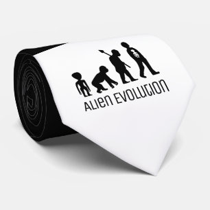 Alien Evolution, extraterrestrische Alien Krawatte