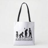 Alien Evolution, extraterrestrische Alien Tasche (Vorderseite)