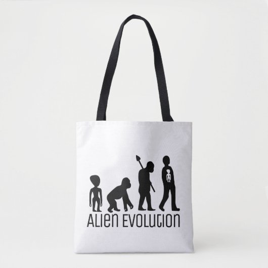 Alien Evolution, extraterrestrische Alien Tasche (Vorderseite)