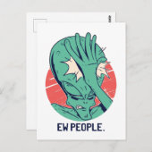 Alien Ew People Postkarte (Vorne/Hinten)