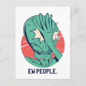 Alien Ew People Postkarte (Vorderseite)