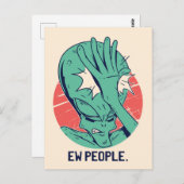 Alien Ew People Postkarte (Vorne/Hinten)