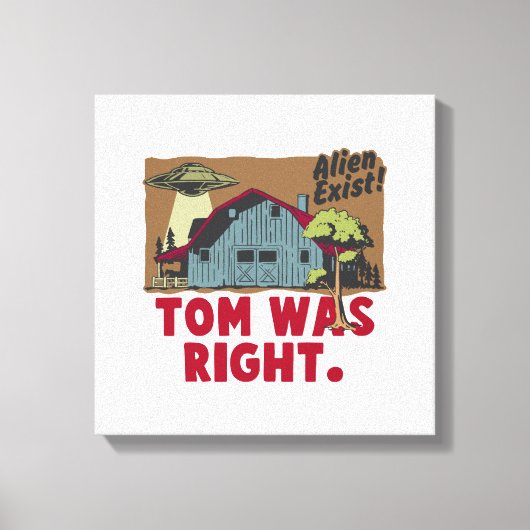 Alien existiert leinwanddruck (Vorderseite)