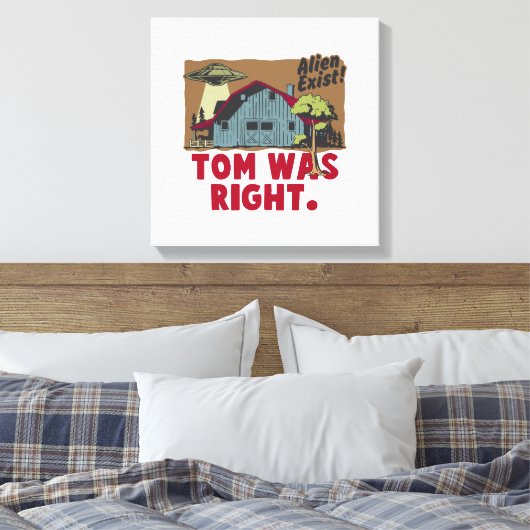 Alien existiert leinwanddruck (Insitu (Schlafzimmer))