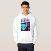 Alien extra beleuchtet hoodie (Vorne ganz)