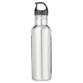 Alien Extraterrestrik und UFO Edelstahlflasche (Rückseite)