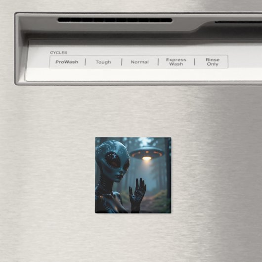 Alien Extraterrestrik und UFO Magnet (In Situ (Geschirrspüler))