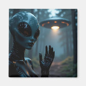 Alien Extraterrestrik und UFO Magnet (Vorne)