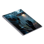 Alien Extraterrestrik und UFO Notizblock (Rechte Seite)