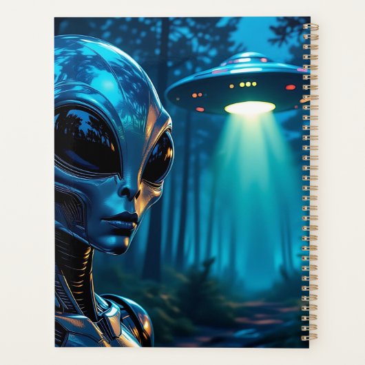 Alien Extraterrestrik und UFO Planer (Rückseite)