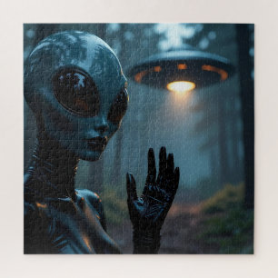 Alien Extraterrestrik und UFO Puzzle