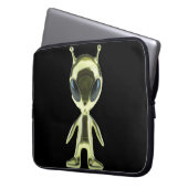 Alien Extraterrestristrial Laptop Sleeve (Vorderseite Links)