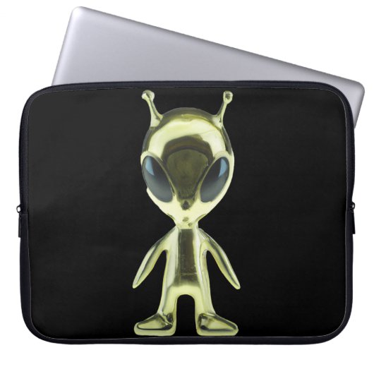 Alien Extraterrestristrial Laptop Sleeve (Vorderseite)