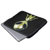 Alien Extraterrestristrial Laptop Sleeve (Vorne Knopf)