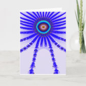 Alien Eye drops down for the Holidays Karte (Vorderseite)