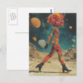 Alien Eyes Postkarte (Vorne/Hinten)