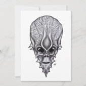 Alien Face, Afrikanische Schädelfaust Wiederaufbau (Vorderseite)