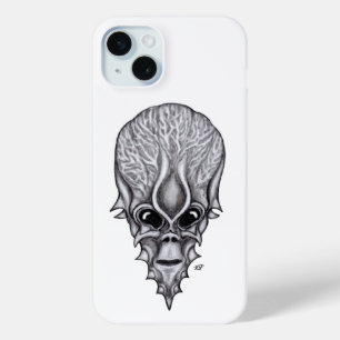 Alien Face, Afrikanische Schädelfaust Wiederaufbau Case-Mate iPhone Hülle