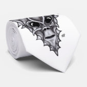 Alien Face, Afrikanische Schädelfaust Wiederaufbau Krawatte (Gerollt)