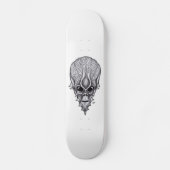 Alien Face, Afrikanische Schädelfaust Wiederaufbau Skateboard (Vorderseite)