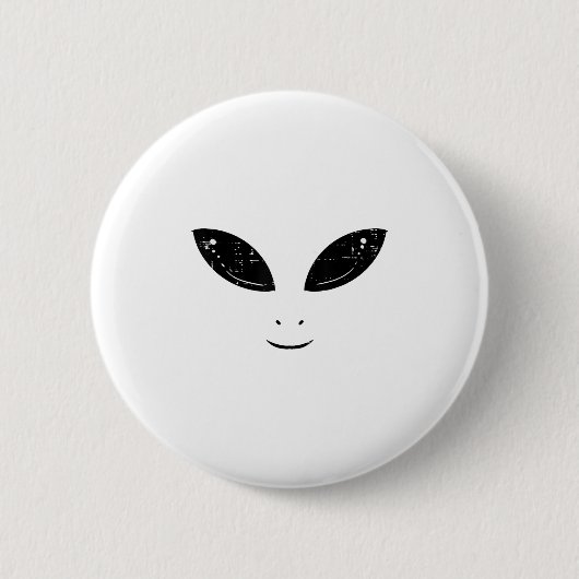 Alien Face Funny Costume Ufo Space Boys Mädchen Ki Button (Vorderseite)