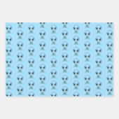 Alien Face Geschenkpapier Set (Vorderseite 3)