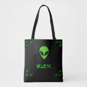 ALIEN FACE, GLAUBBAG TASCHE (Vorderseite)