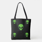 ALIEN FACE, GLAUBBAG TASCHE (Rückseite)