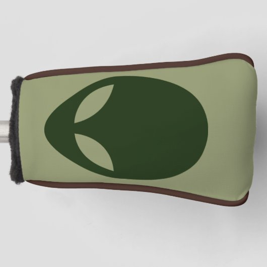 Alien Face Golf Headcover (Vorderseite)