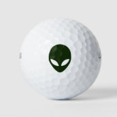 Alien Face Golfball (Vorderseite)