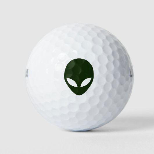 Alien Face Golfball (Vorderseite)