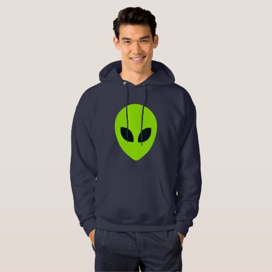 ALIEN FACE HOODIE (Vorne ganz)