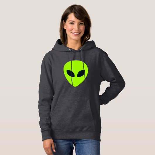 ALIEN FACE HOODIE (Vorne ganz)