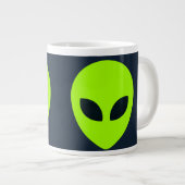 ALIEN FACE Jumbo-Tasse (Vorderseite Rechts)