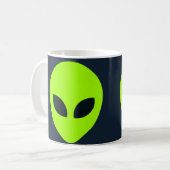 ALIEN FACE KAFFEETASSE (Vorderseite Links)