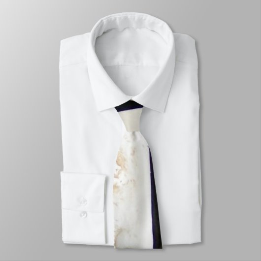 Alien Face Krawatte (Gebunden)