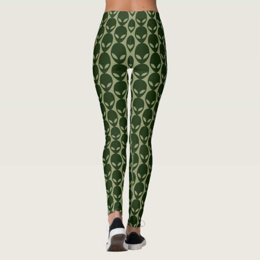 Alien Face Leggings (Rückseite)
