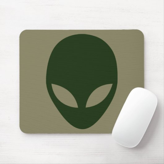 Alien Face Mousepad (Mit Mouse)