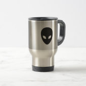 Alien Face Reisebecher (VorderseiteRechts)